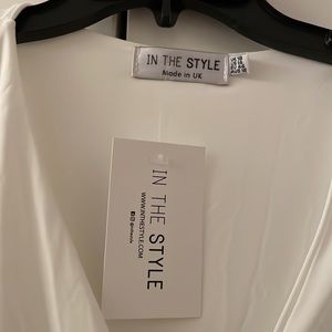 In The Style | Tops | New Curve Carys Whittaker White Double Layer